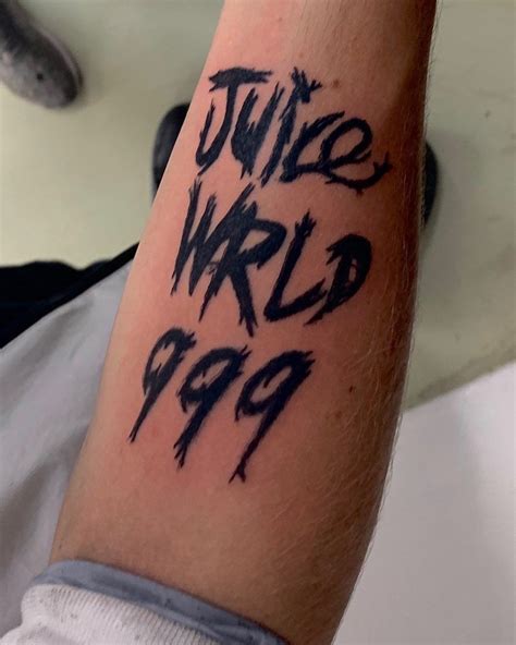 March 4, 2021 3:23 PM PT. . Juice wrld inspired tattoos